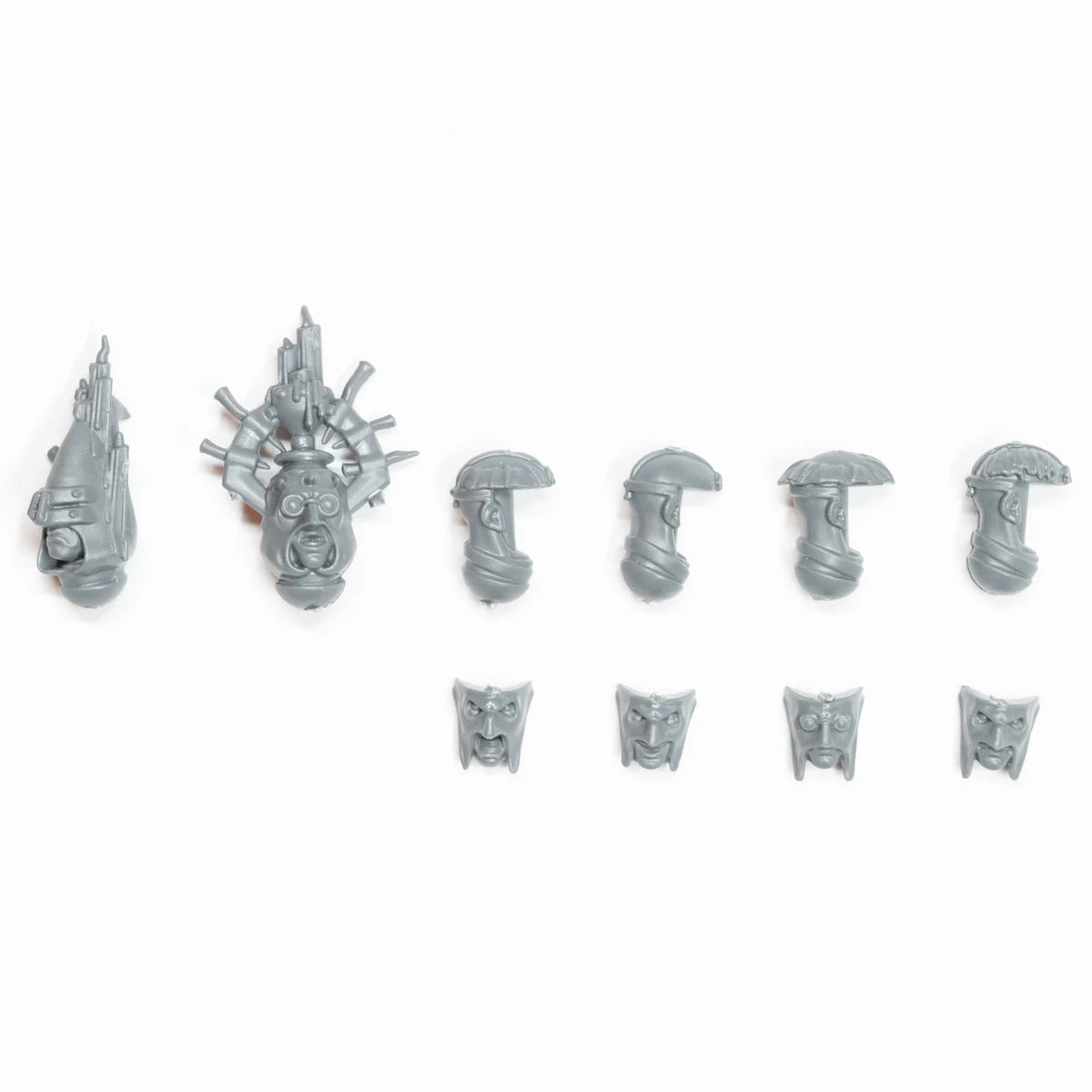 Warhammer Necromunda Cawdor Gang Heads x 6 Bits