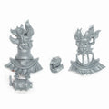 Warhammer Necromunda Cawdor Redemptionists Head & Reliquary Collar C Bits