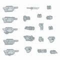 Warhammer Necromunda Van Saar Gang Accessories Bits