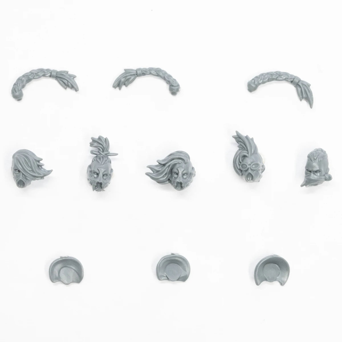 Warhammer Necromunda Escher Death-maidens and Wyld Runners Heads x 5 Bits