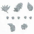 Warhammer Necromunda Escher Weapons & Upgrades Heads x 5 Bits