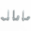 Warhammer Necromunda Orlock Gang Fighting Knife x 3 Bits