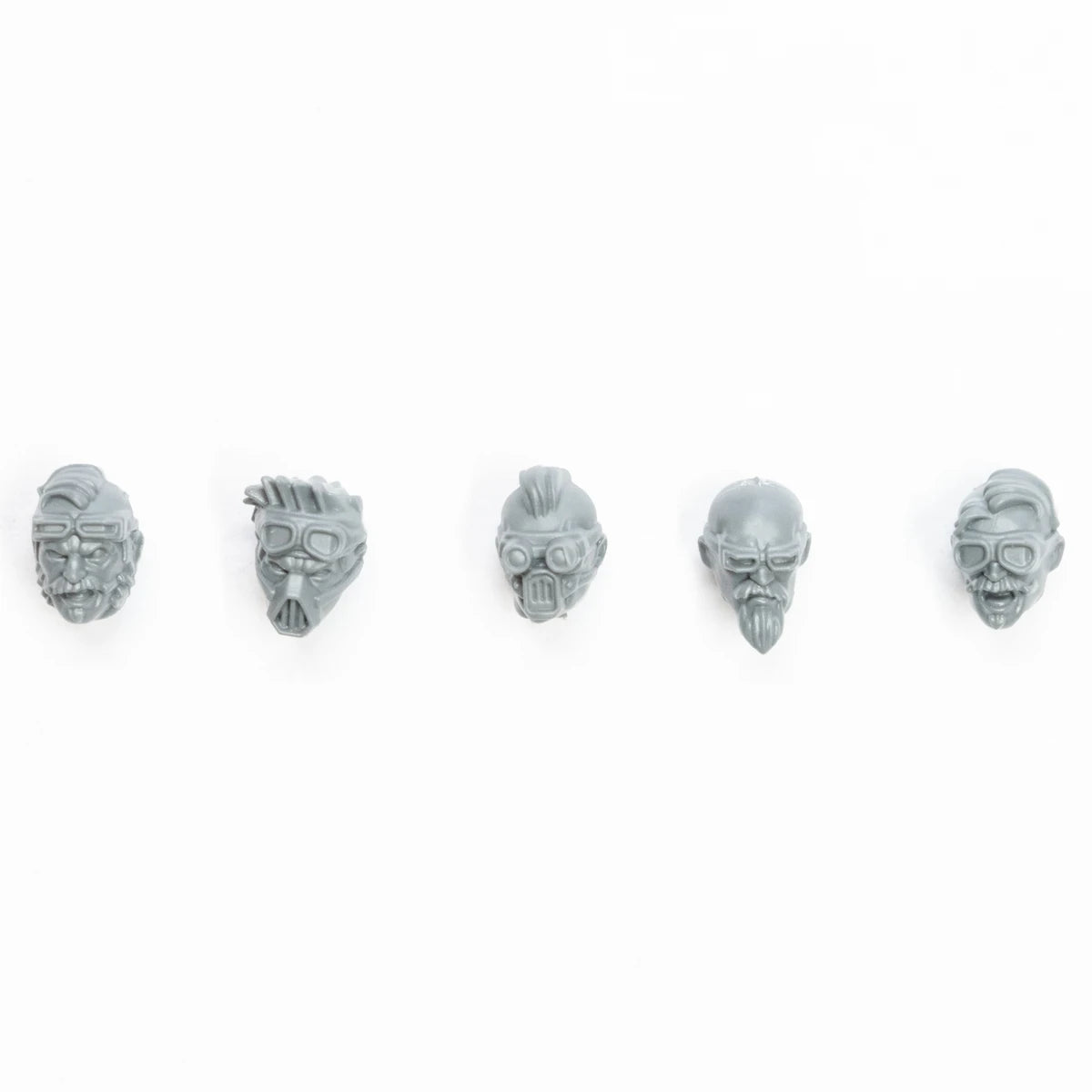 Warhammer Necromunda Orlock Weapons & Upgrades Heads x 5 Bits