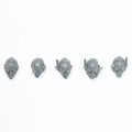 Warhammer Necromunda Delaque Weapons & Upgrades Heads x 5 Bits