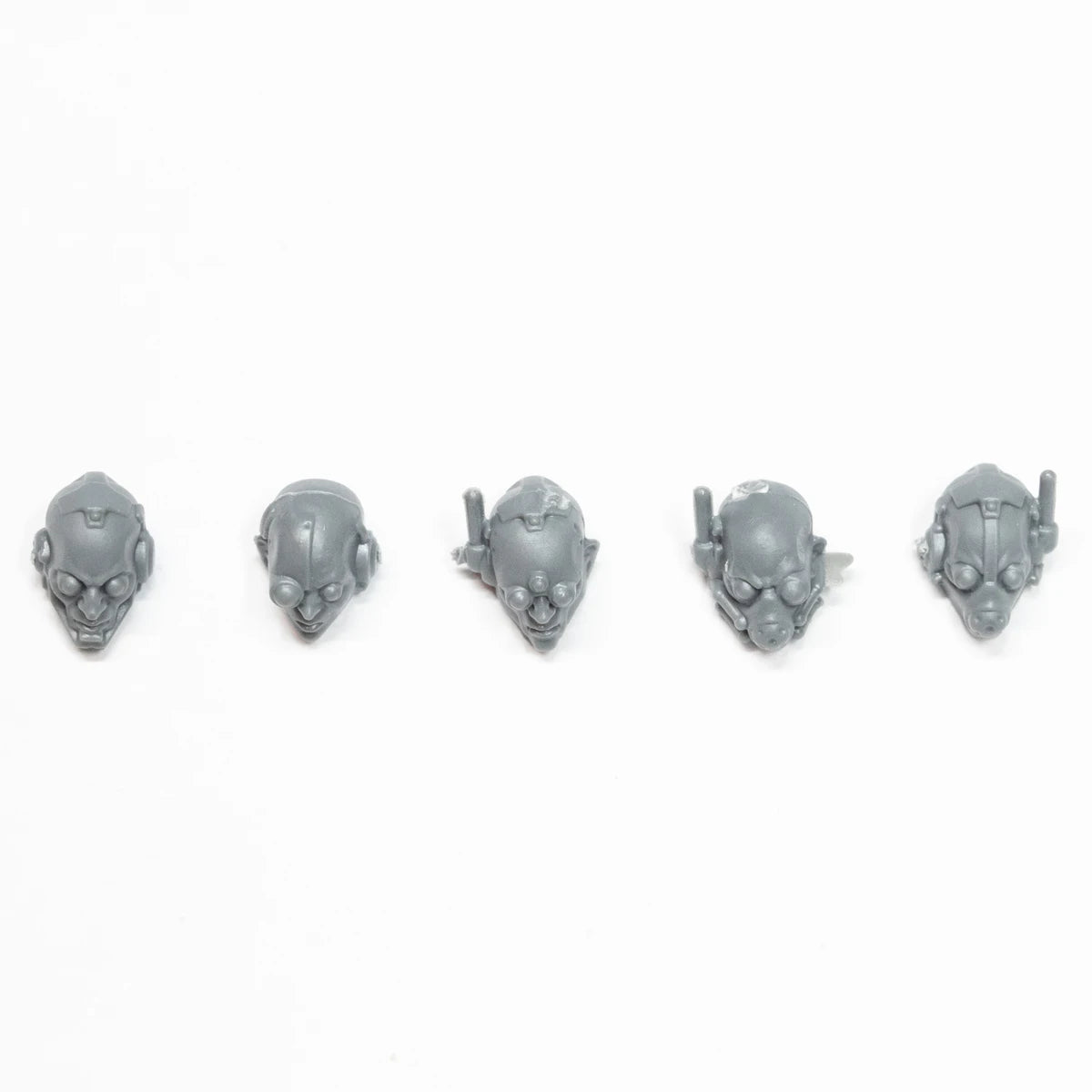 Warhammer Necromunda Delaque Weapons & Upgrades Heads x 5 Bits