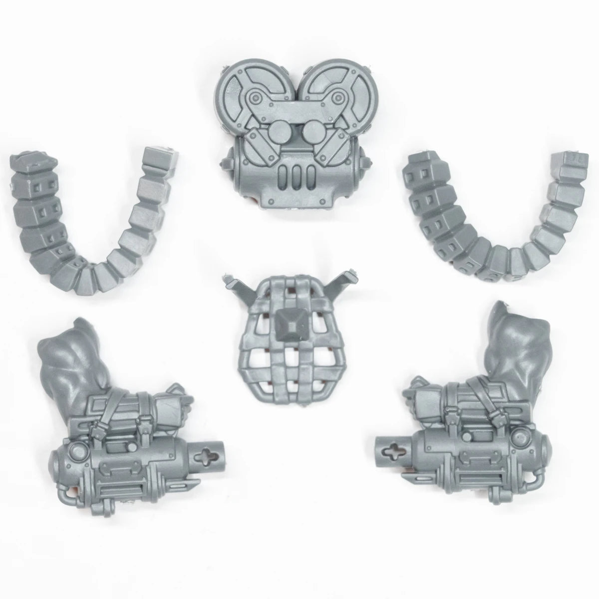 Warhammer Necromunda Goliath Stimmers & Forge-Born Assault Grenade Launchers Bits