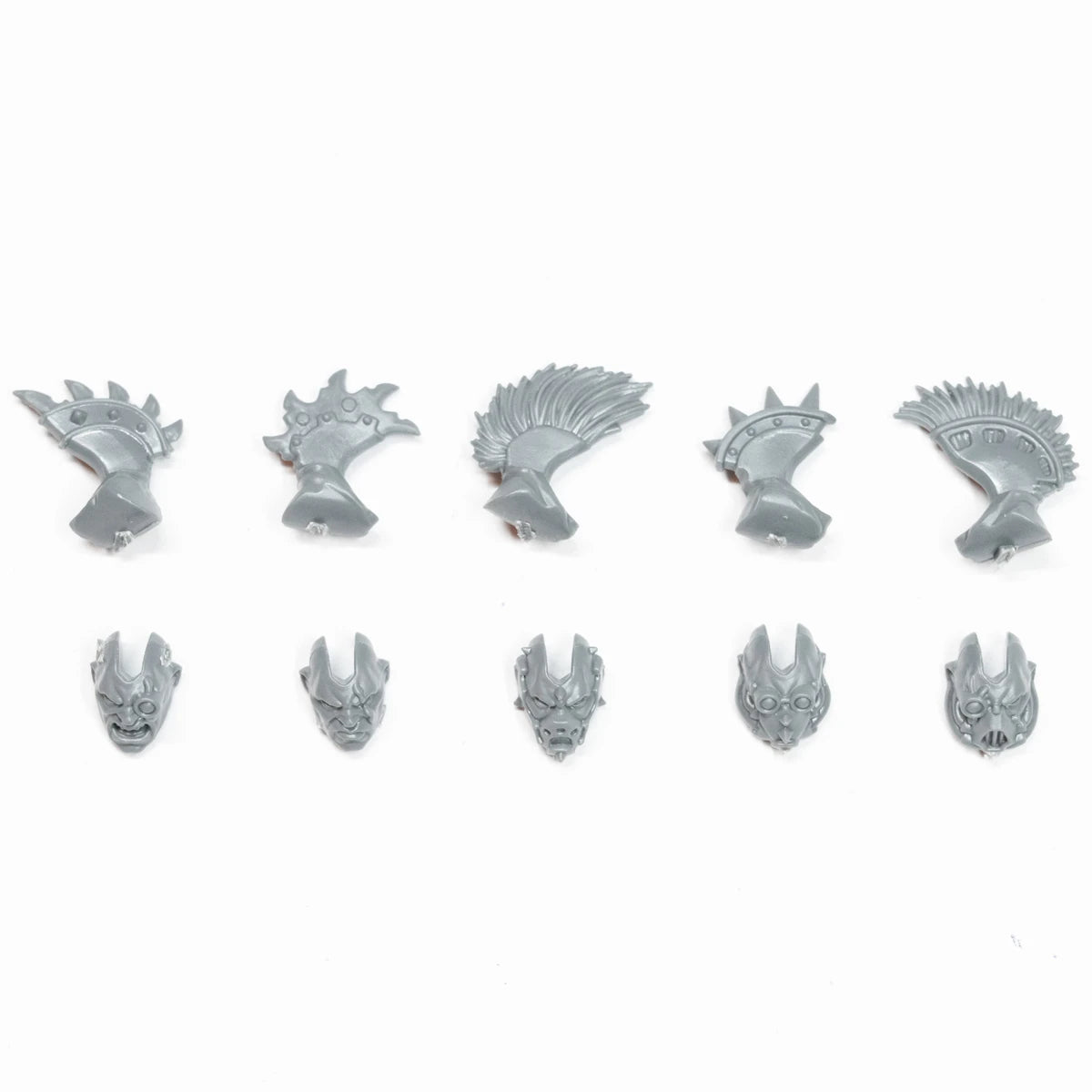 Warhammer Necromunda Goliath Weapons & Upgrades Heads x 5 Bits