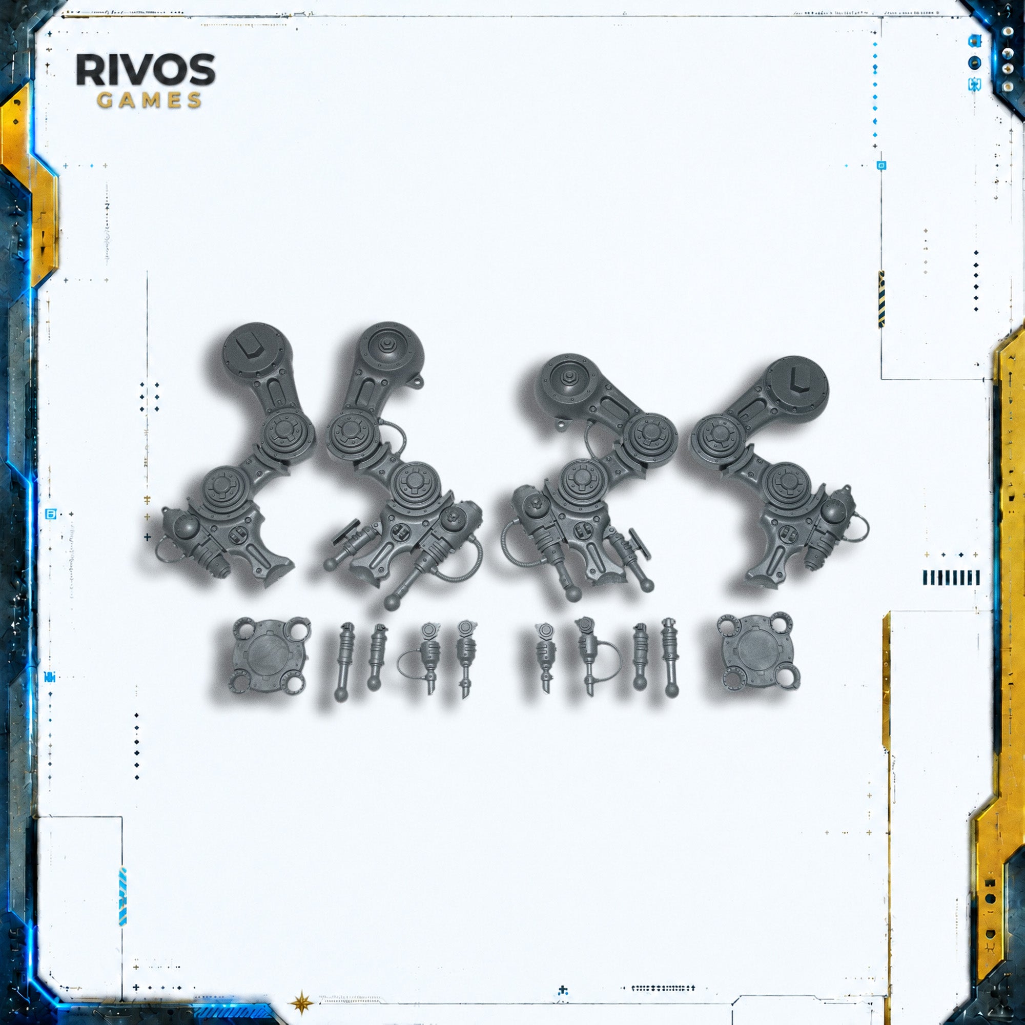 Warhammer 40K Chaos Knights Knight Ruinator Legs - Bits (Bitz)