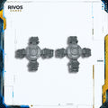 Warhammer 40K Chaos Knights Knight Ruinator Feet x 2 - Bits (Bitz)