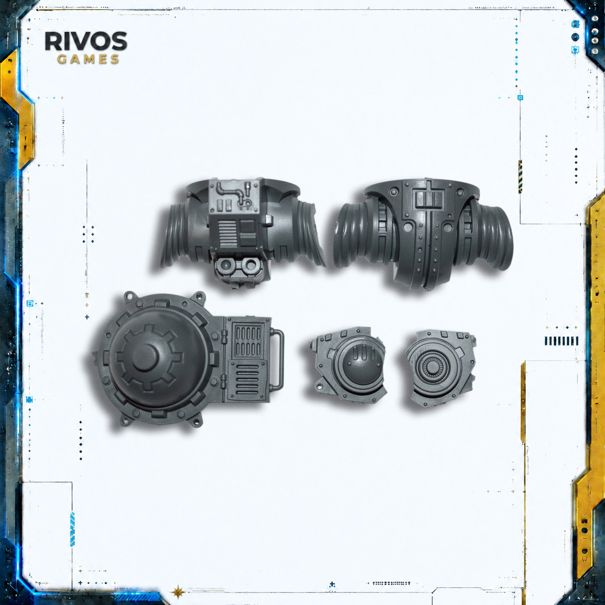 Warhammer 40K Chaos Knights Knight Ruinator Lower Torso - Bits (Bitz)