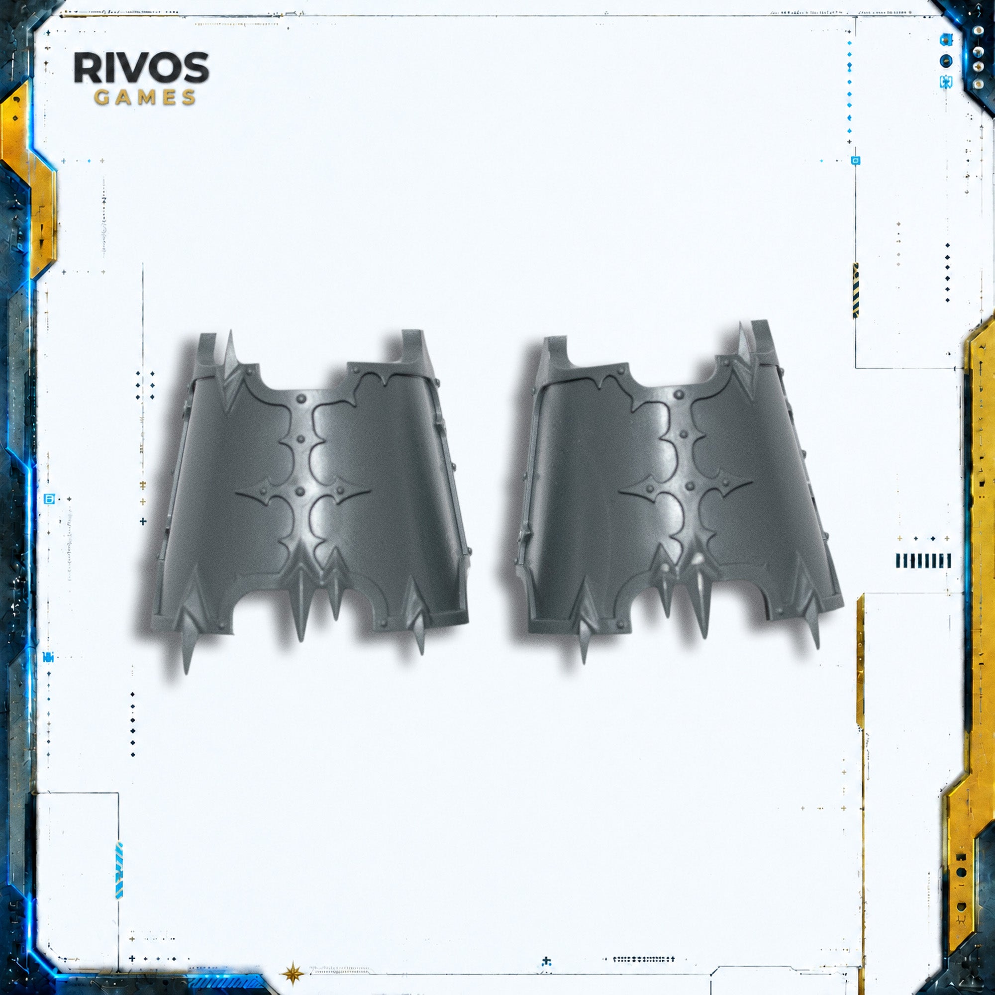 Warhammer 40K Chaos Knights Knight Ruinator Lower Leg Armour - Bits (Bitz)