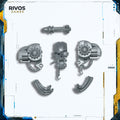 Warhammer 40K Chaos Knights Knight Ruinator Head - Bits (Bitz)