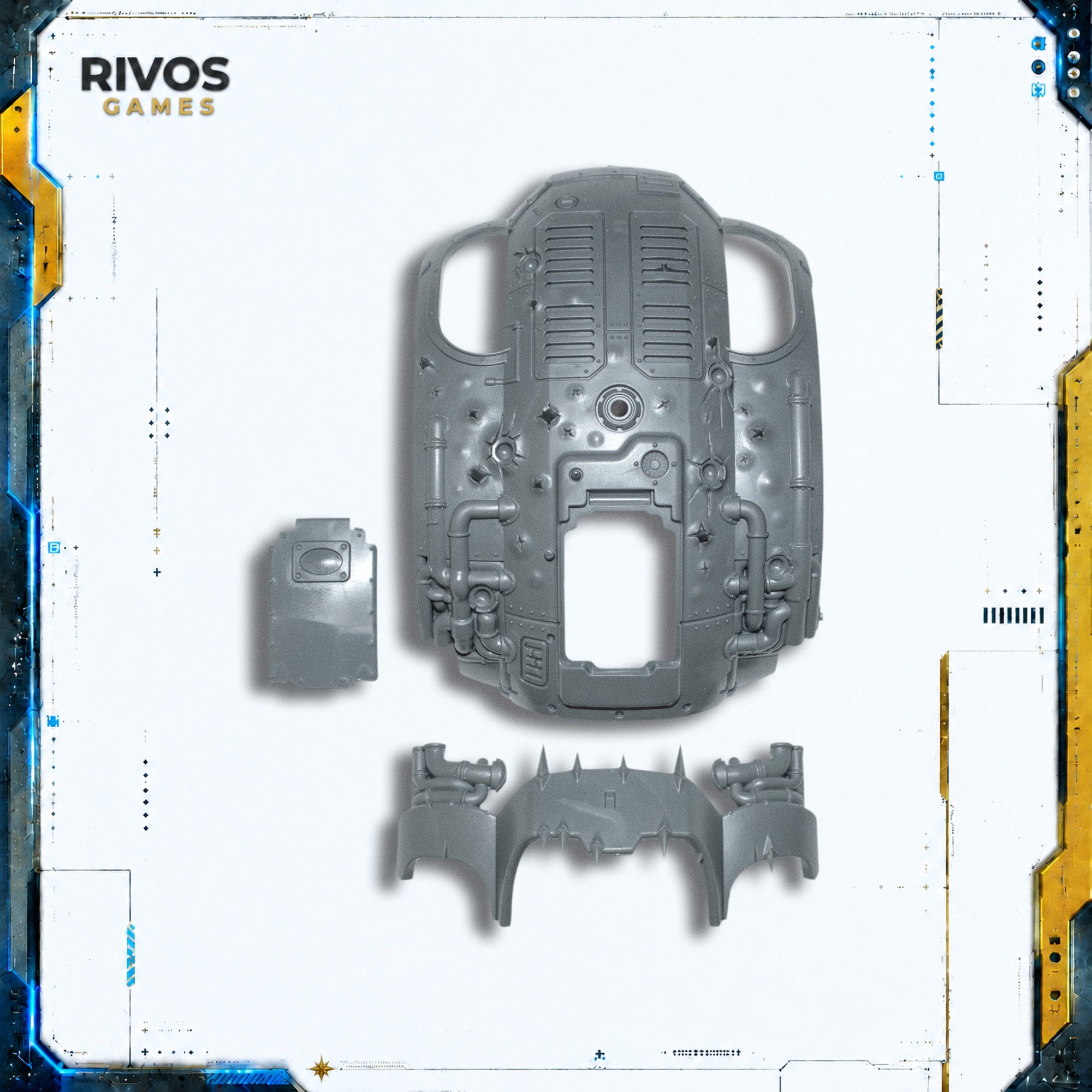 Warhammer 40K Chaos Knights Knight Ruinator Carapace - Bits (Bitz)