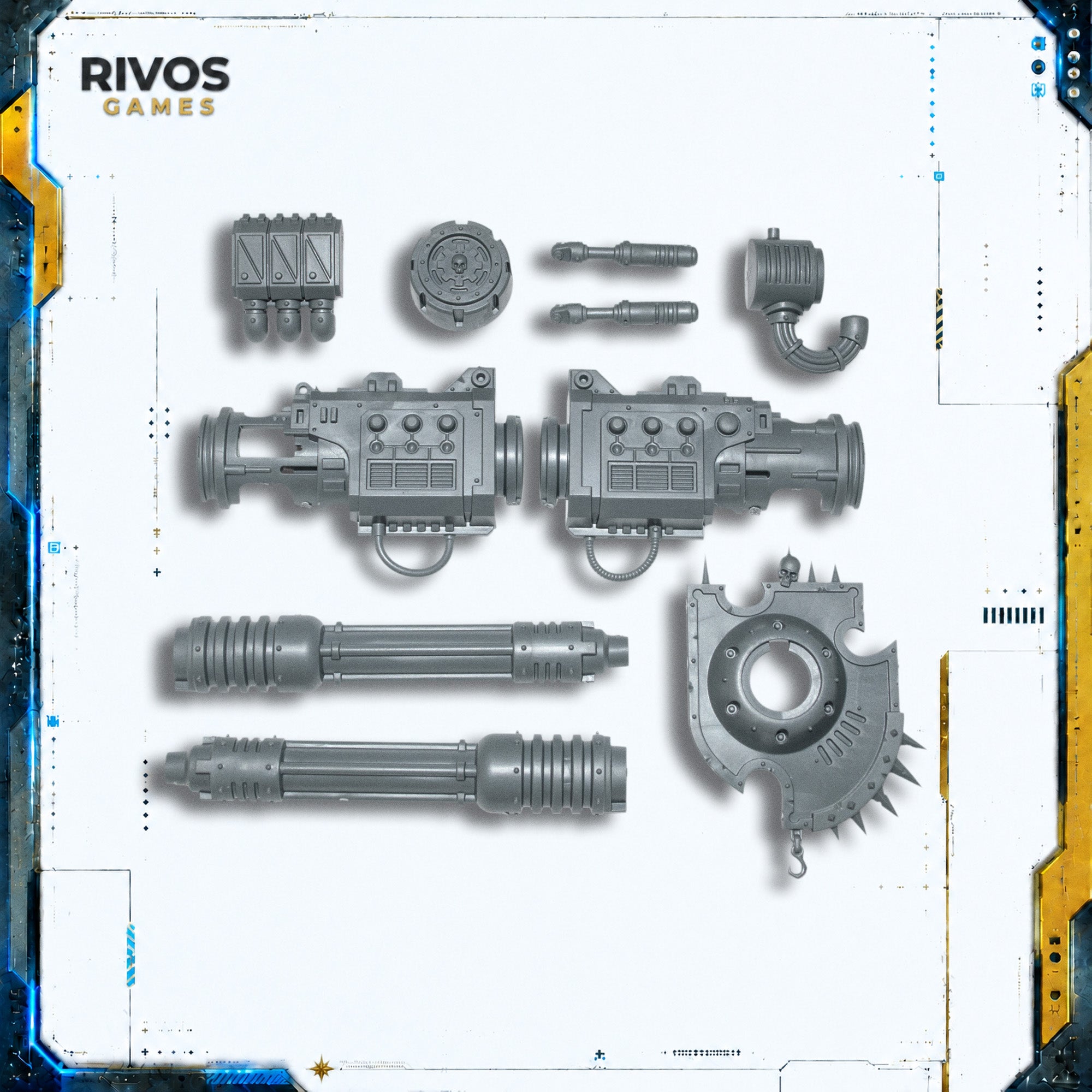 Warhammer 40K Chaos Knights Knight Ruinator Laser Destructor - Bits (Bitz)
