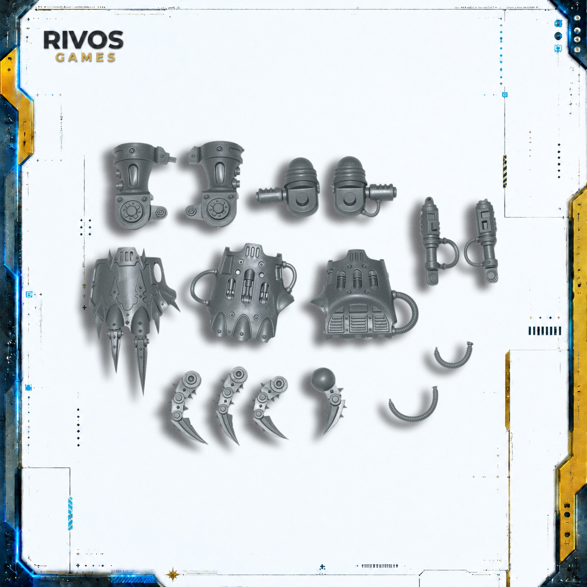 Warhammer 40K Chaos Knights Knight Ruinator Thunderstrike Gauntlet - Bits (Bitz)