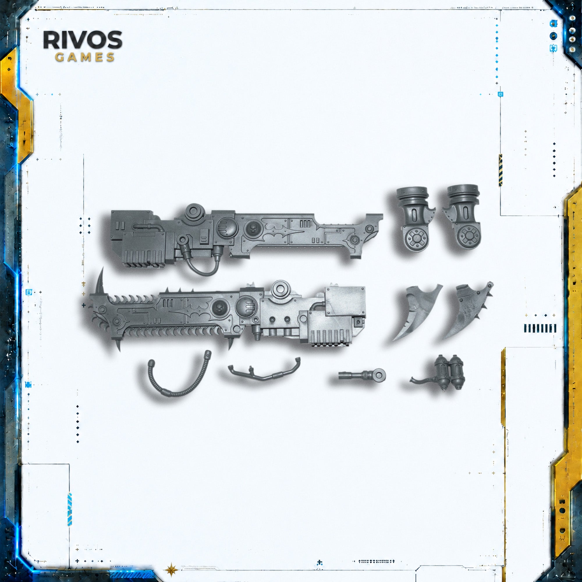 Warhammer 40K Chaos Knights Knight Ruinator Reaper Chainsword - Bits (Bitz)