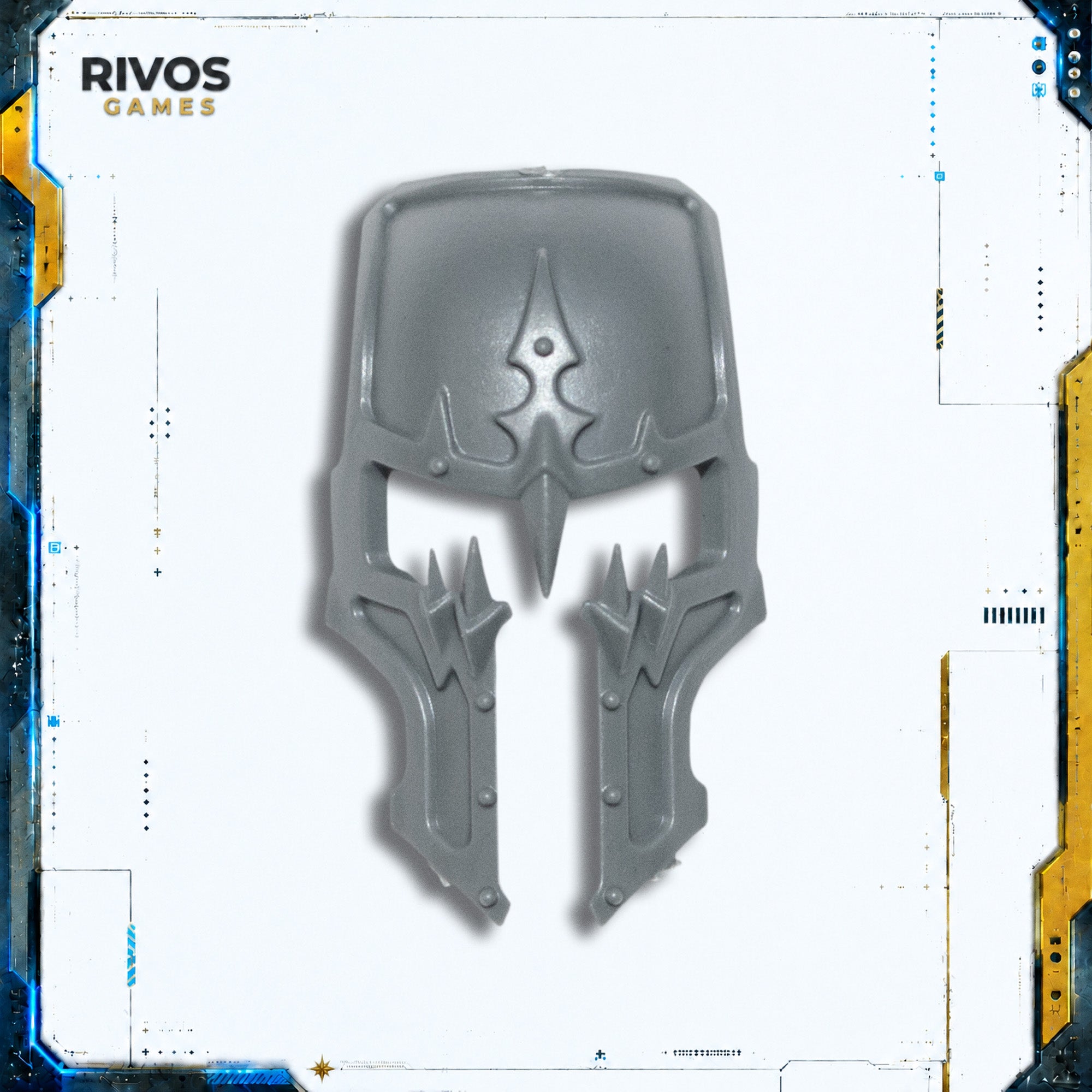 Warhammer 40K Chaos Knights Knight Ruinator Mask A - Bits (Bitz)