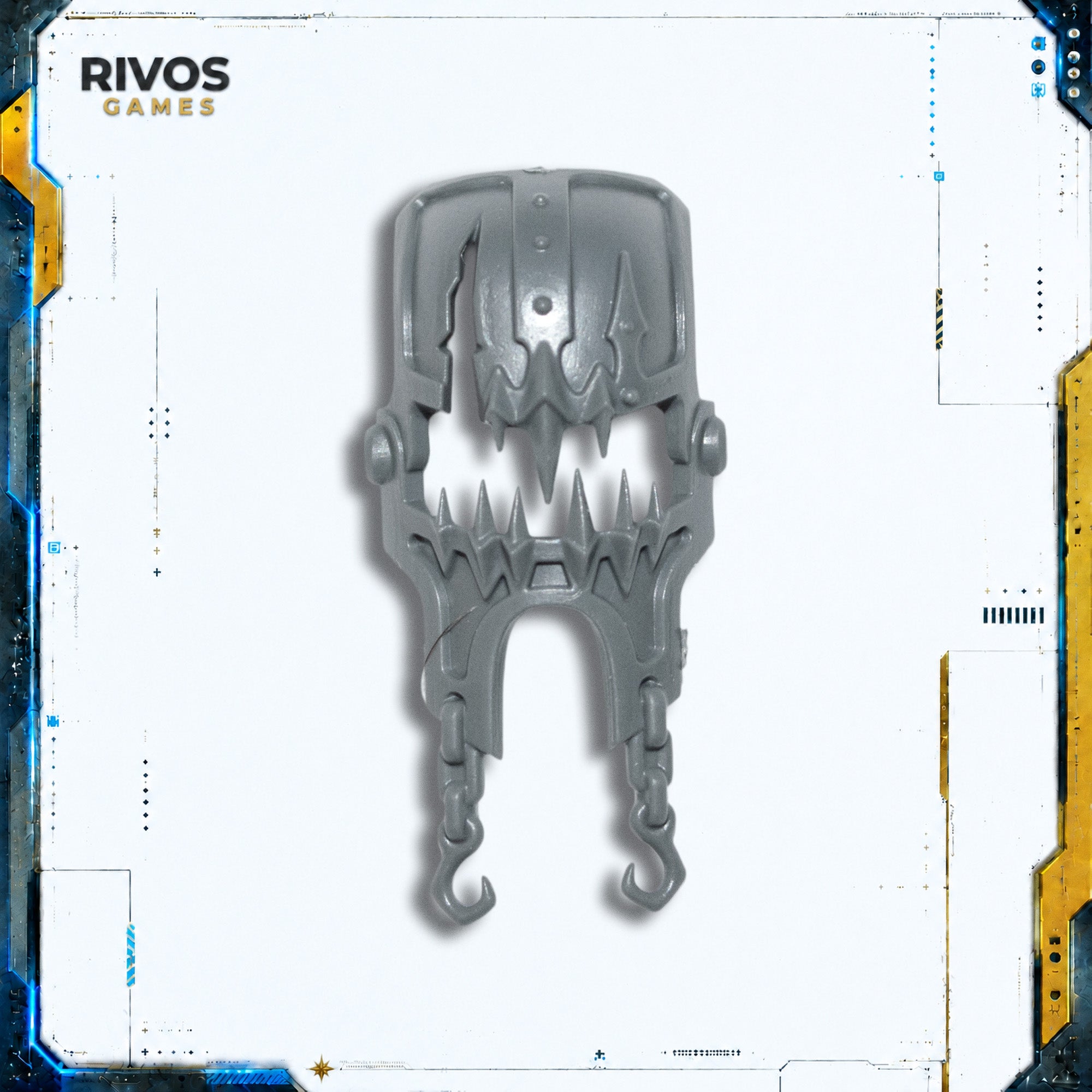 Warhammer 40K Chaos Knights Knight Ruinator Mask B - Bits (Bitz)