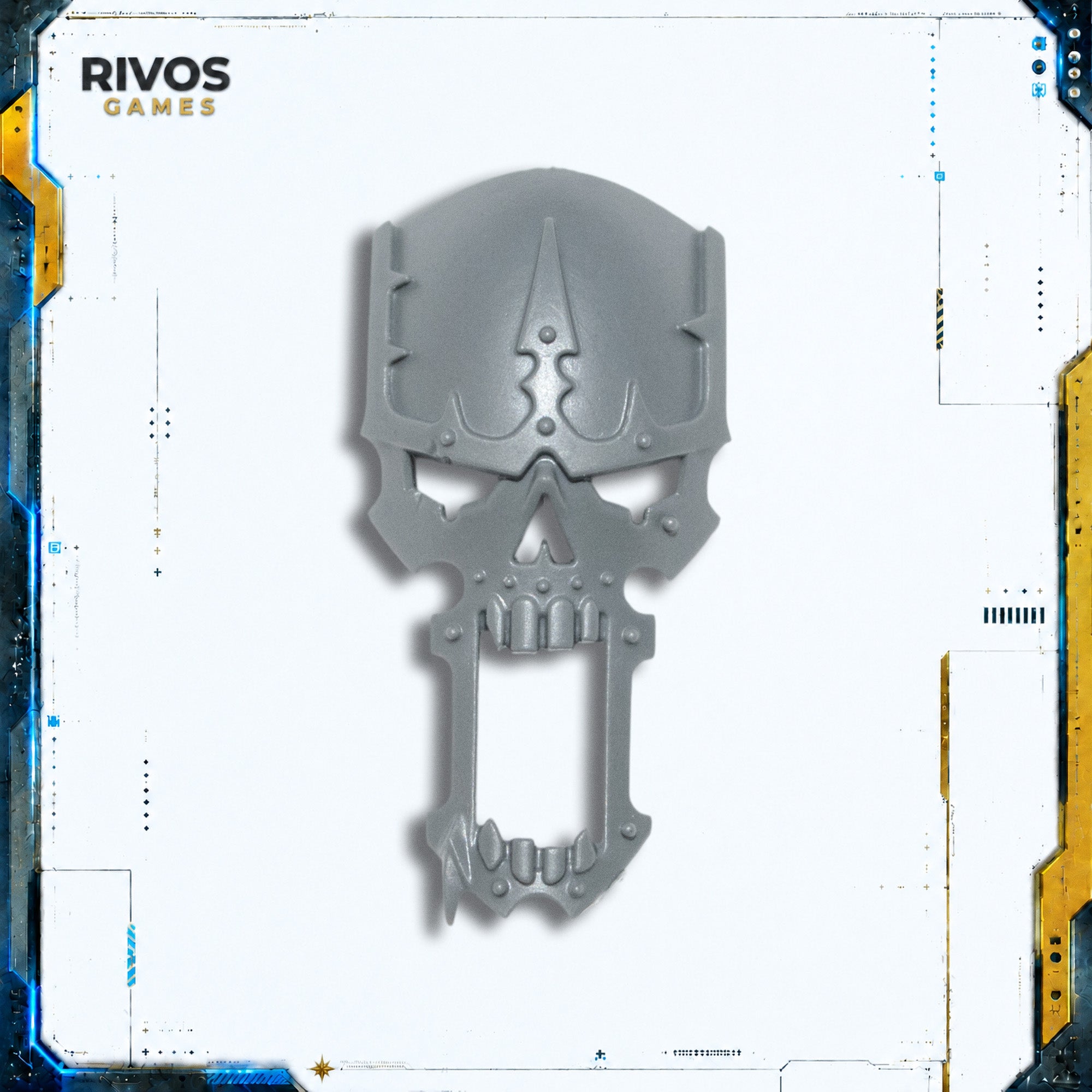 Warhammer 40K Chaos Knights Knight Ruinator Mask C - Bits (Bitz)