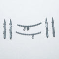 Warhammer 40K Chaos Knights Knight Ruinator Chains and Spikes A Bits Bitz