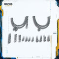 Warhammer 40K Chaos Knights Knight Ruinator Chains and Spikes B - Bits (Bitz)