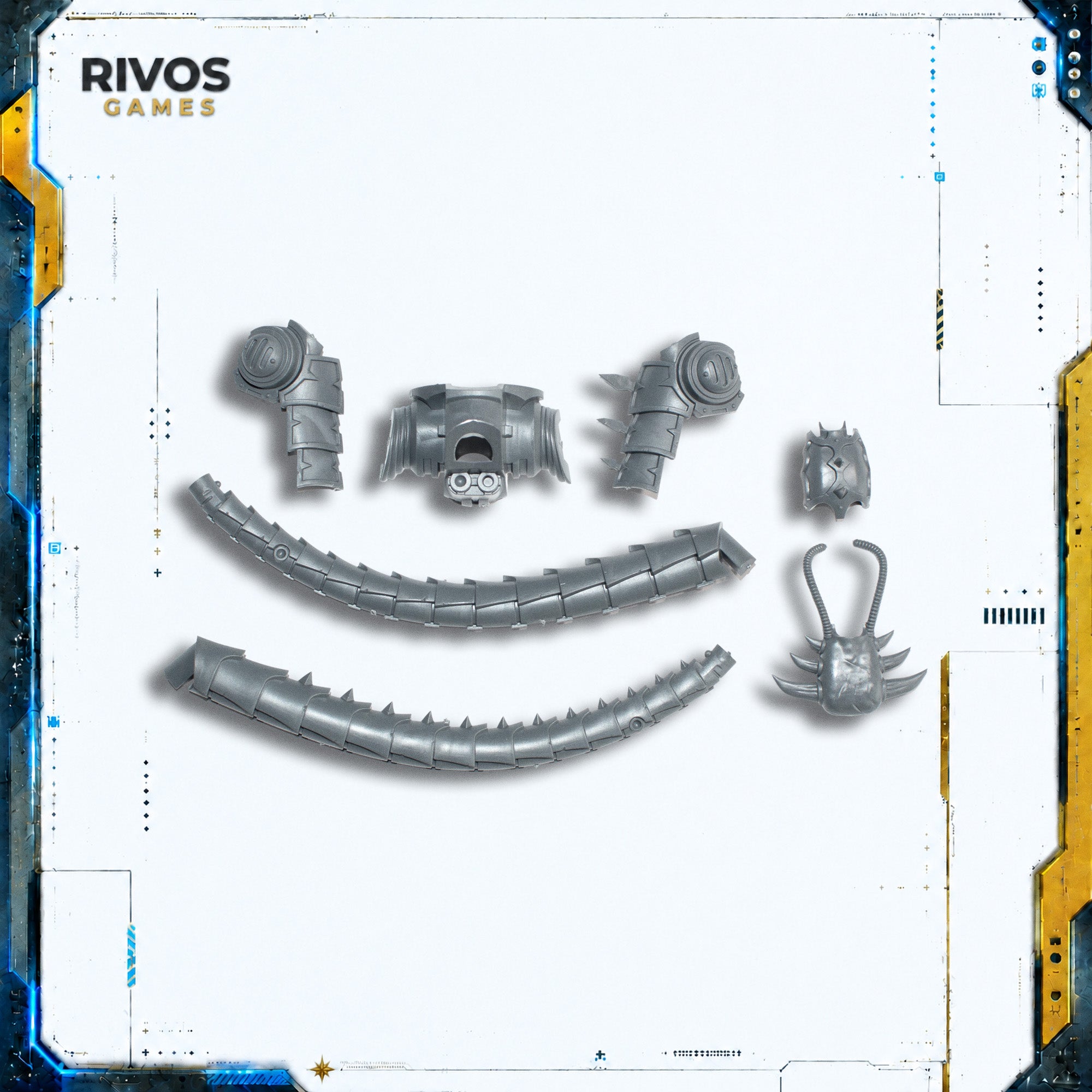 Warhammer 40K Chaos Knights Knight Ruinator Balemace Tail - Bits (Bitz)