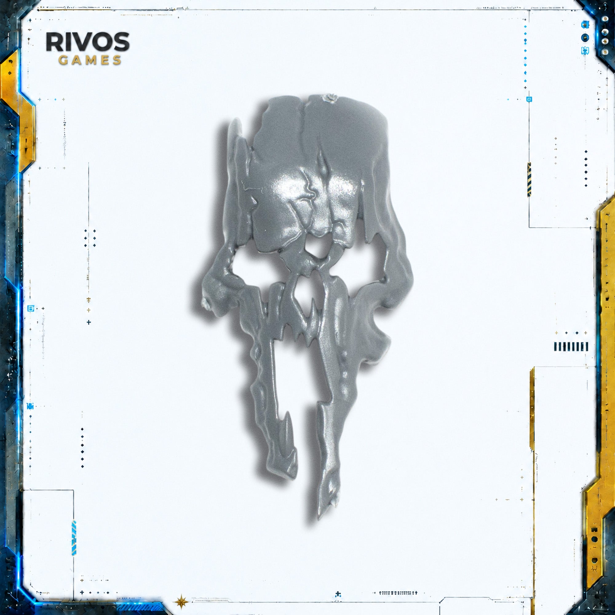 Warhammer 40K Chaos Knights Knight Ruinator Mask D - Bits (Bitz)