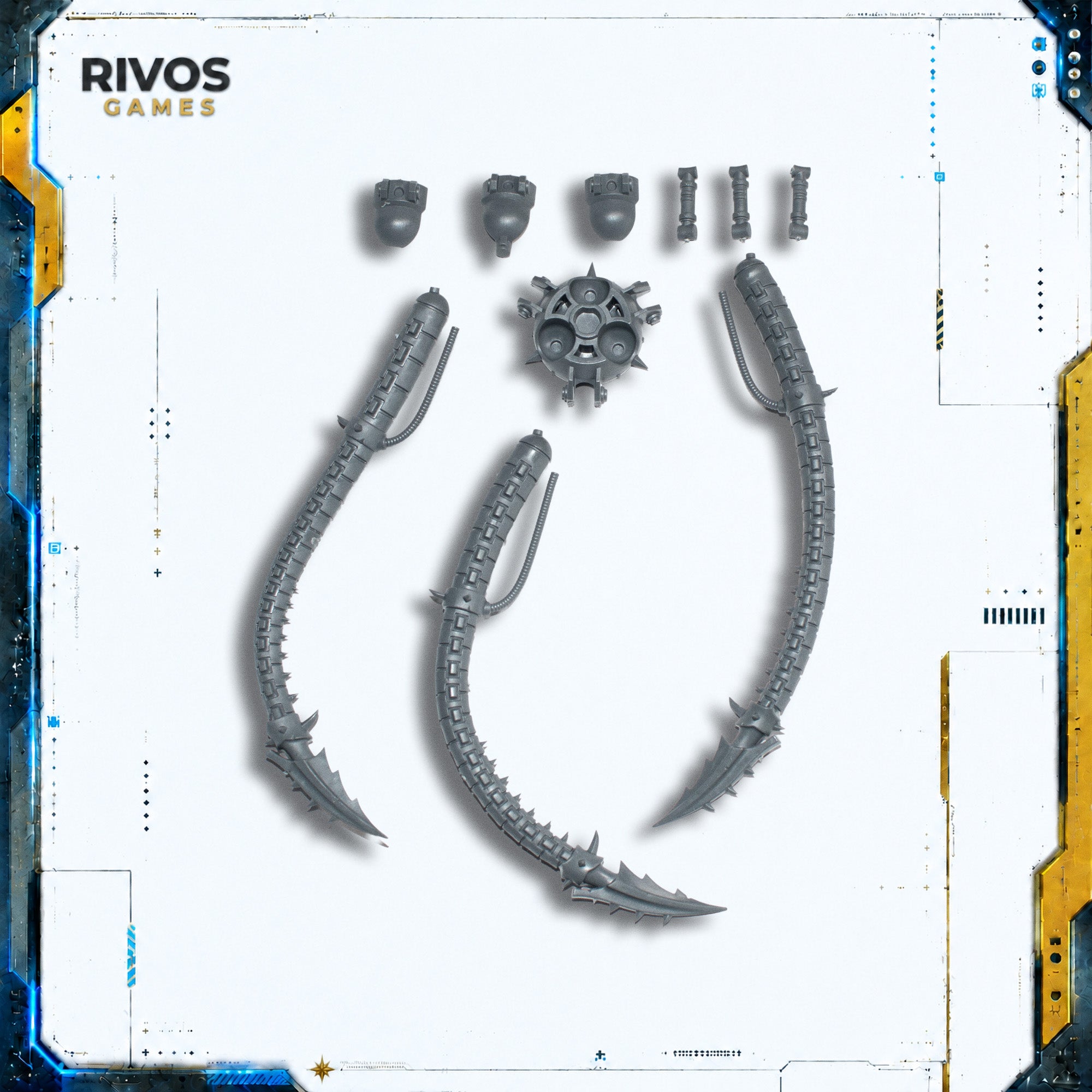 Warhammer 40K Chaos Knights Knight Ruinator Electroscourge - Bits (Bitz)