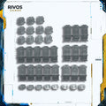Warhammer 40K Space Marines Primaris Impulsor Tread Plates - Bits (Bitz)