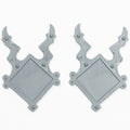 Warhammer Cities of Sigmar Cannonade Cogfort Crest x 2 Bits Bitz