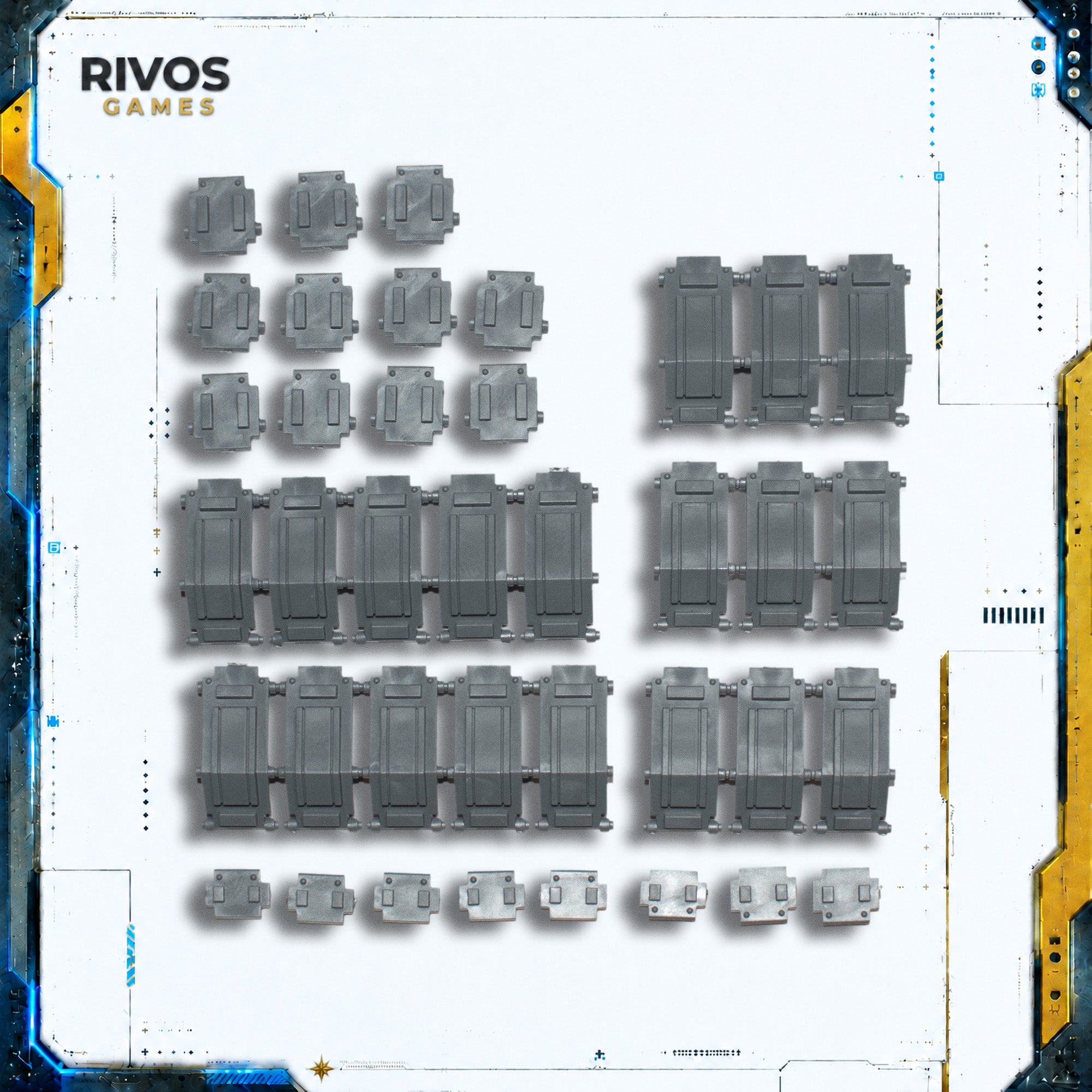 Warhammer 40K Space Marines Gladiator Tread Plates - Bits (Bitz)