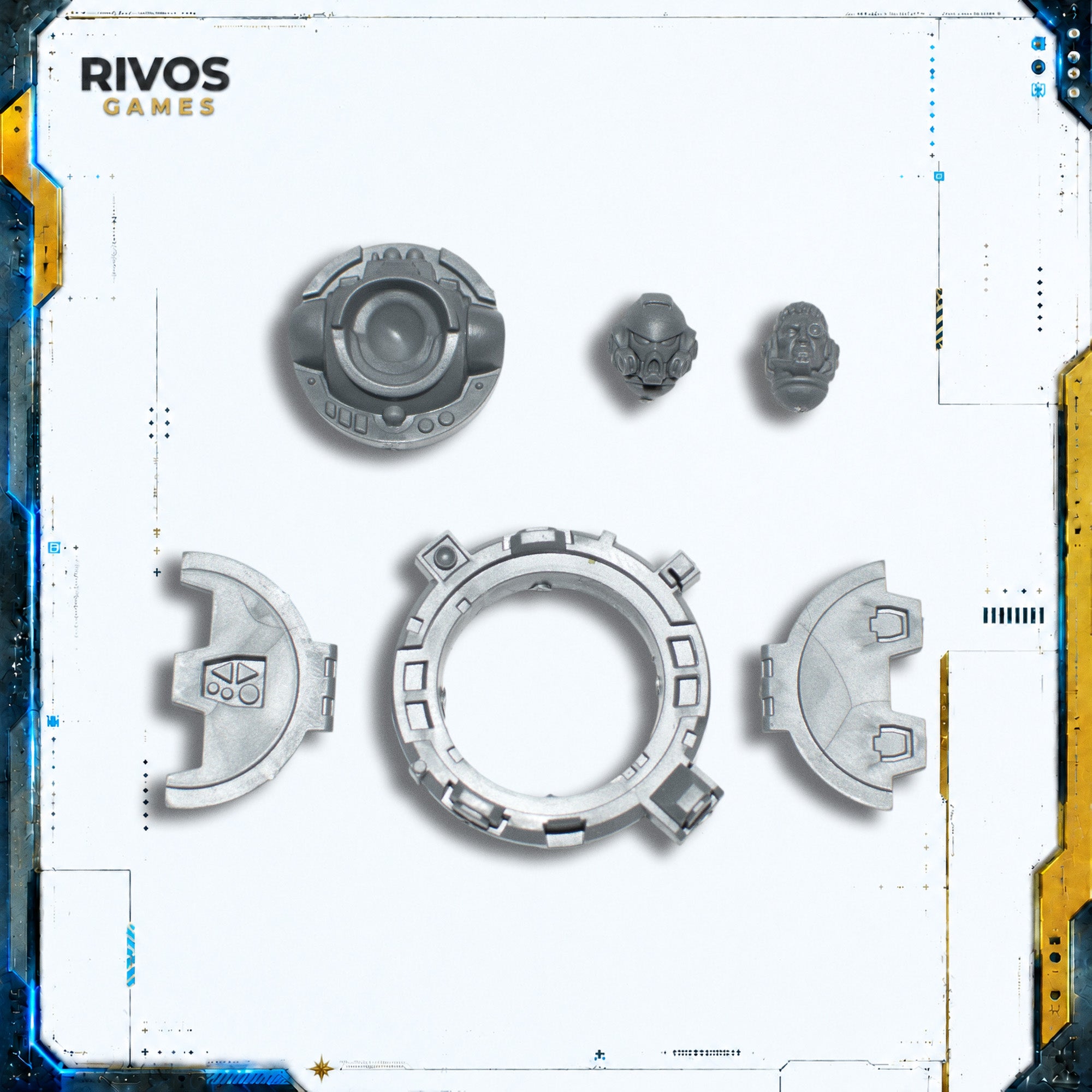 Warhammer 40K Space Marines Gladiator Hatch and Driver - Bits (Bitz)