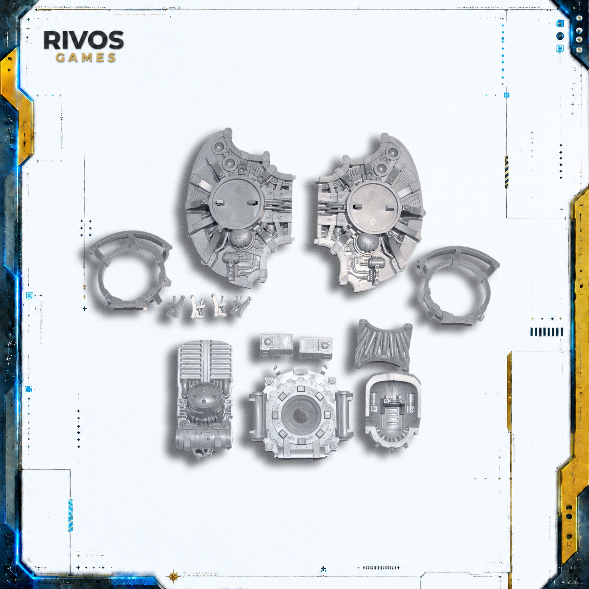 Warhammer 40K Imperial Knights Knight Questoris Upper Torso - Bits (Bitz)