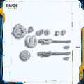 Warhammer 40K Imperial Knights Knight Questoris Twin Icarus Autocannon - Bits (Bitz)