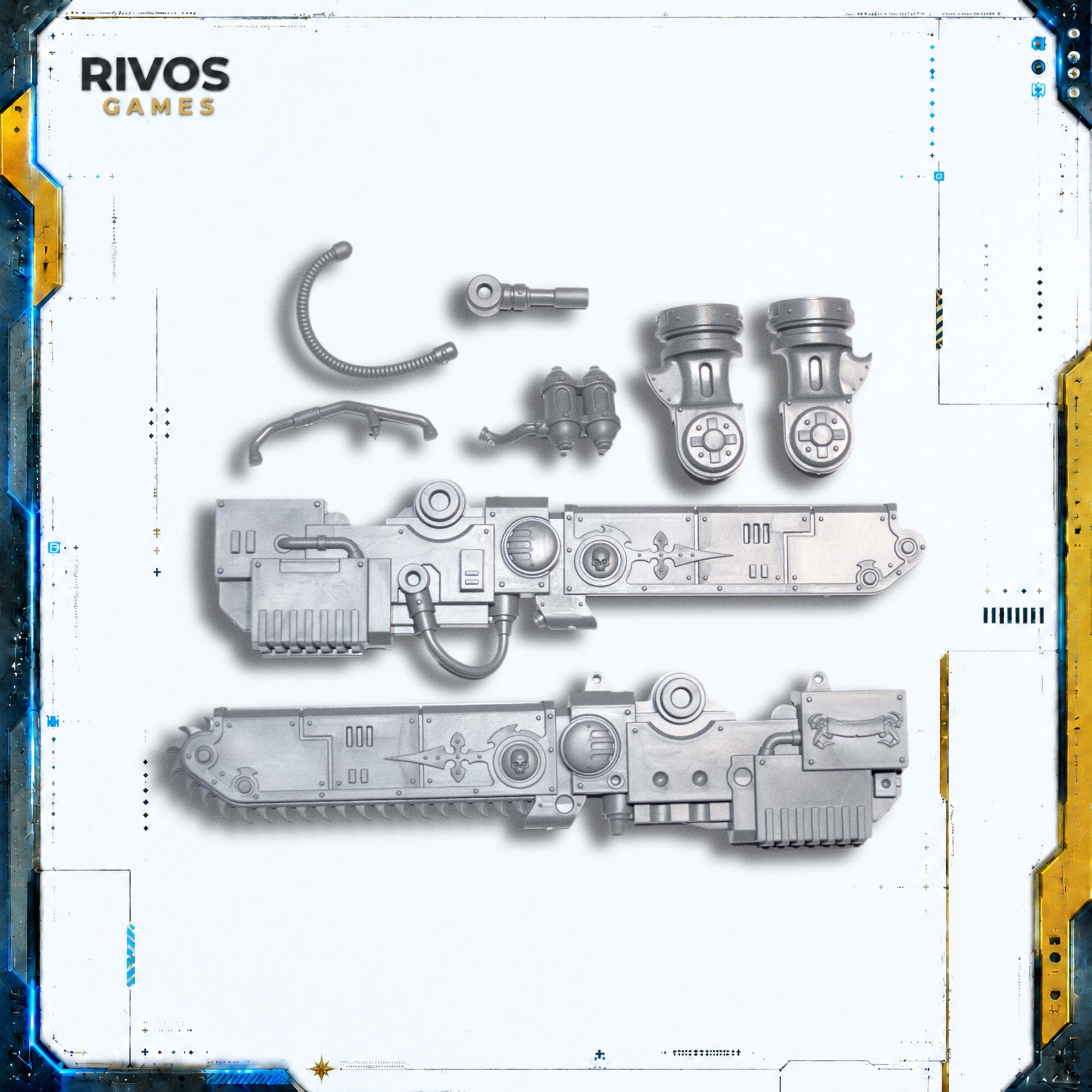 Warhammer 40K Imperial Knights Knight Questoris Reaper Chainsword - Bits (Bitz)