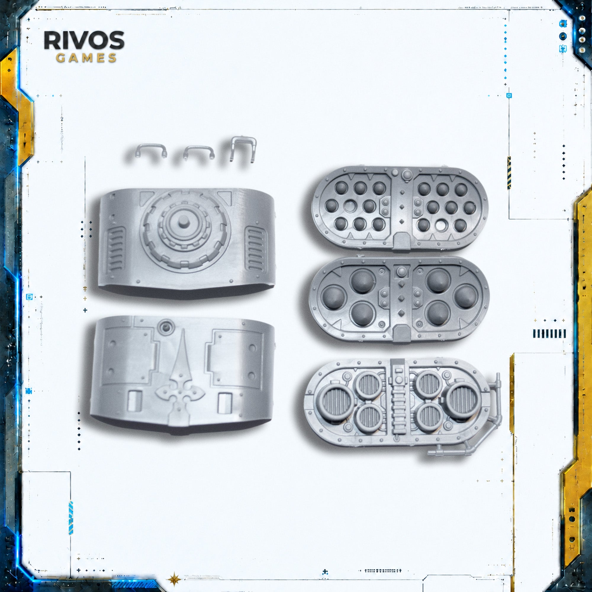 Warhammer 40K Imperial Knights Knight Questoris Missile Pod - Bits (Bitz)