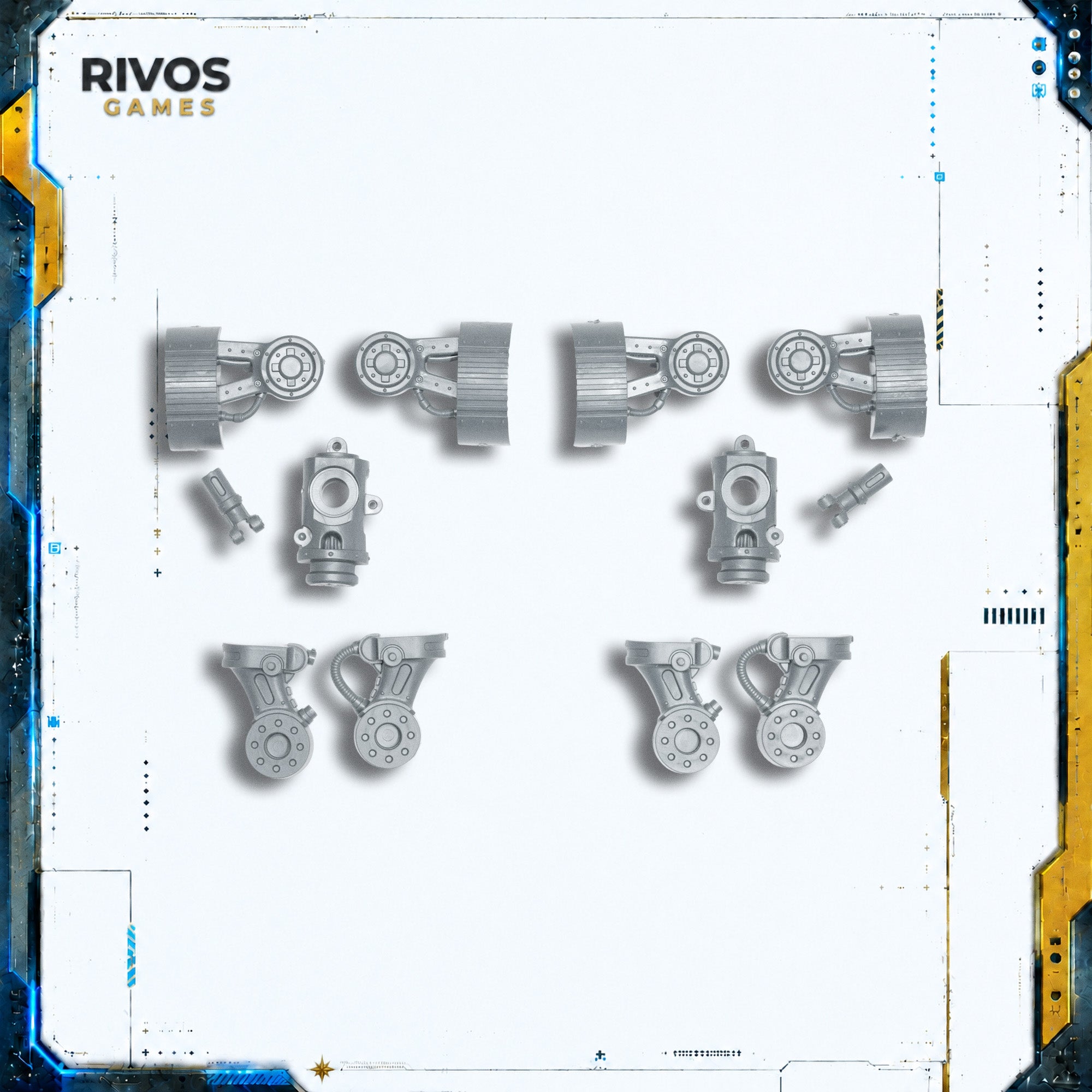 Warhammer 40K Imperial Knights Knight Questoris Arm Joints - Bits (Bitz)