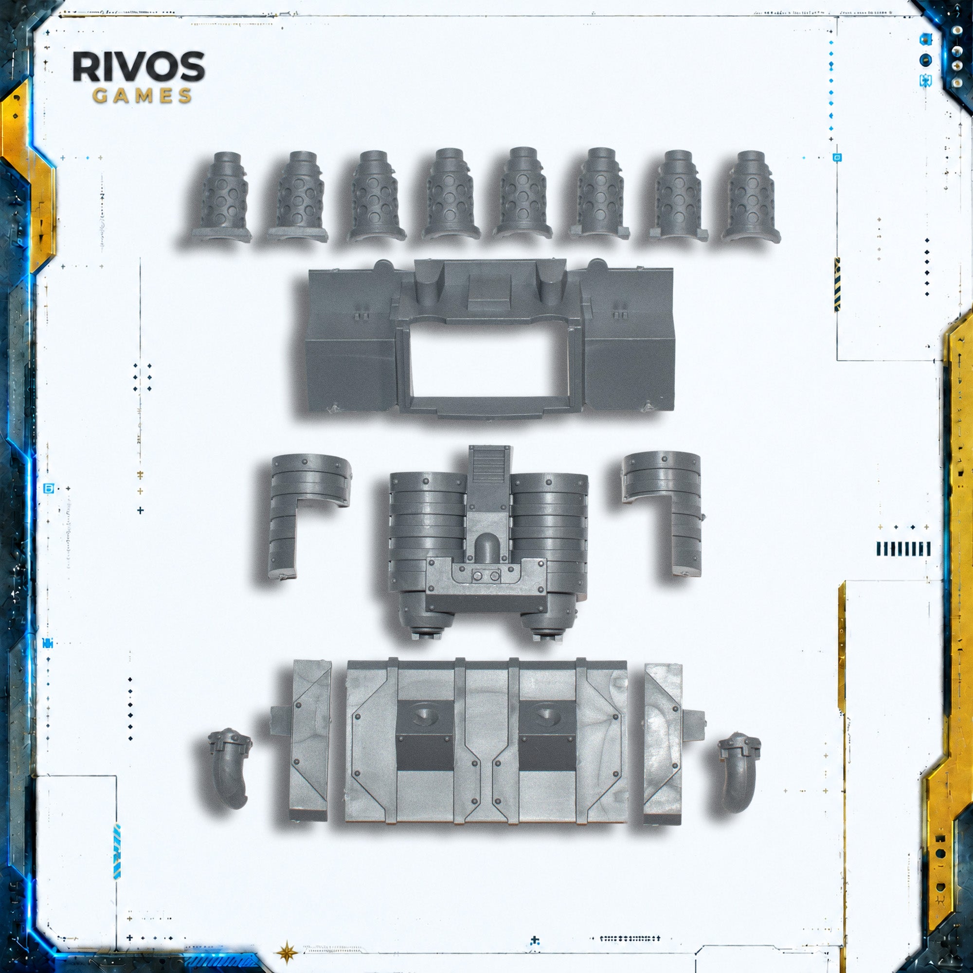 Horus Heresy Space Marines Spartan Assault Tank Exhaust Assembly - Bits (Bitz)