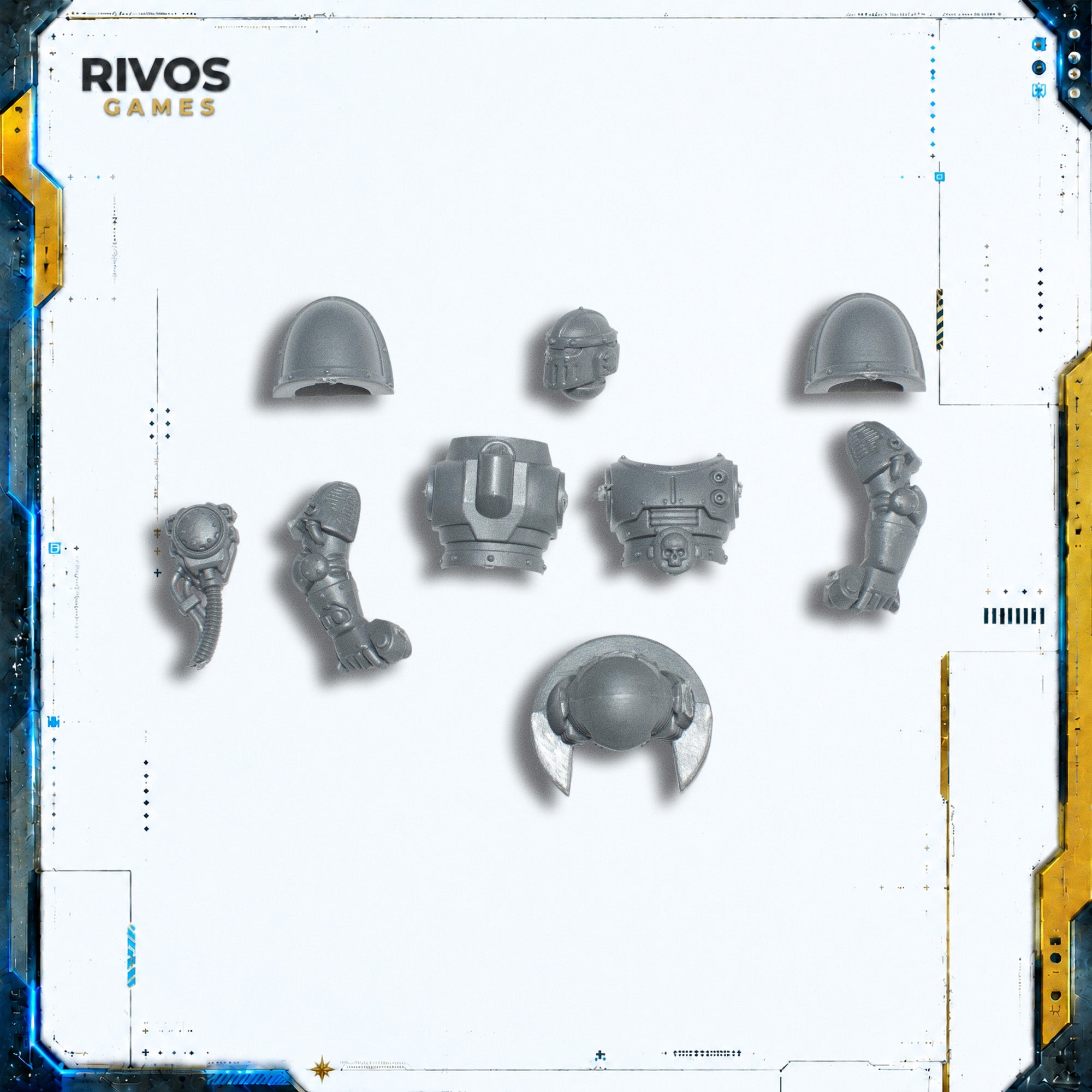 Horus Heresy Space Marines Spartan Assault Tank Gunner - Bits (Bitz)