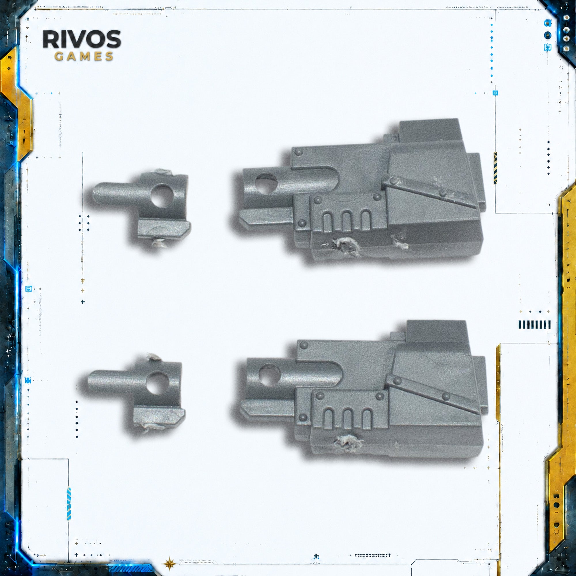Horus Heresy Space Marines Spartan Assault Tank Hull Heavy Bolters - Bits (Bitz)