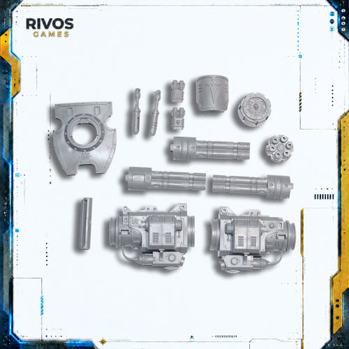Horus Heresy Questoris Knights Knight Questoris Gatling Cannon - Bits (Bitz)
