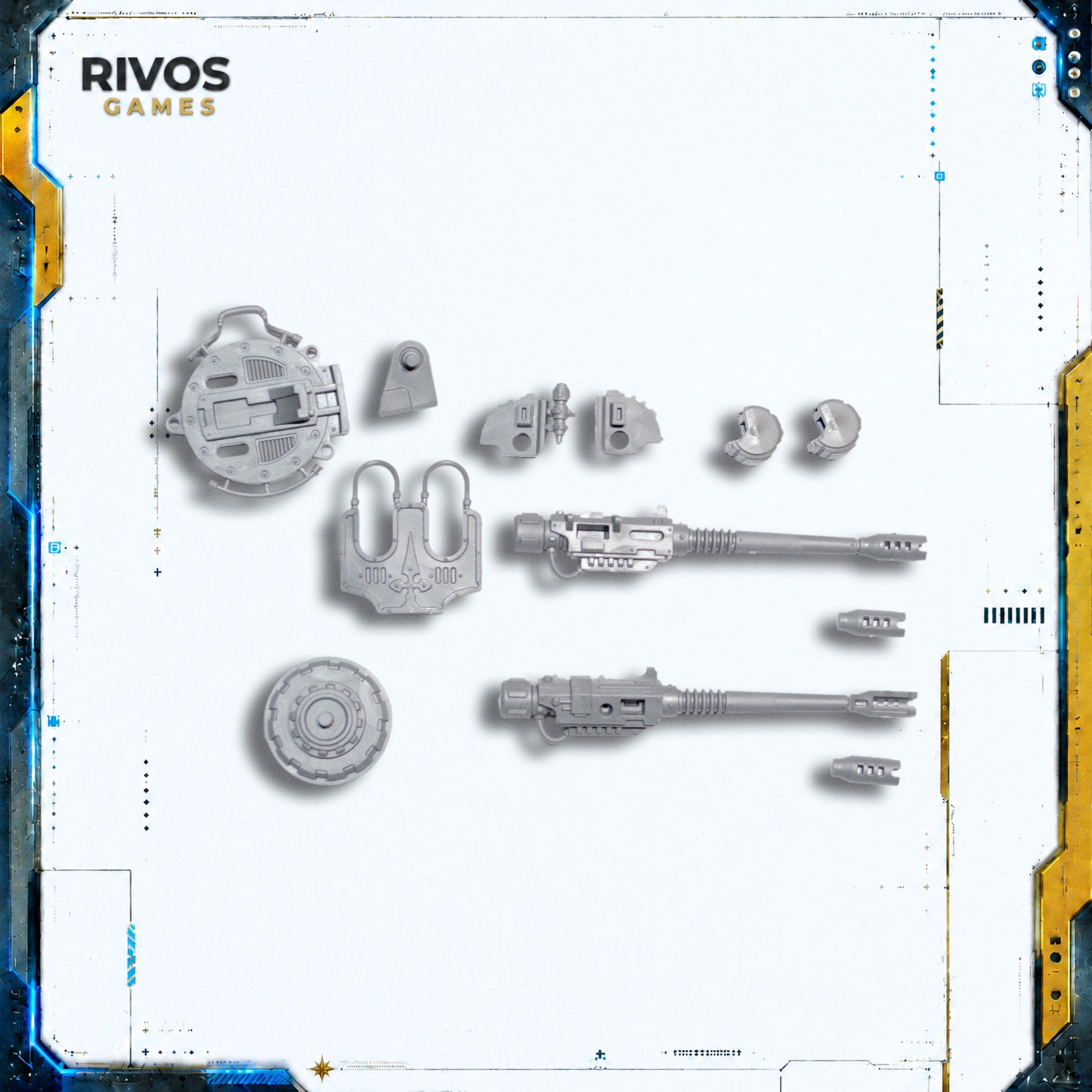 Horus Heresy Questoris Knights Knight Questoris Twin Icarus Autocannon - Bits (Bitz)