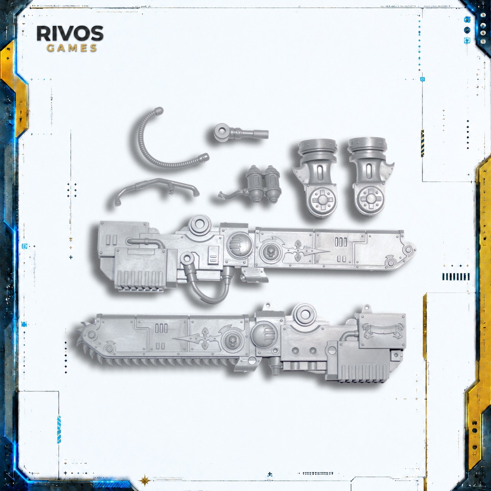Horus Heresy Questoris Knights Knight Questoris Reaper Chainsword - Bits (Bitz)
