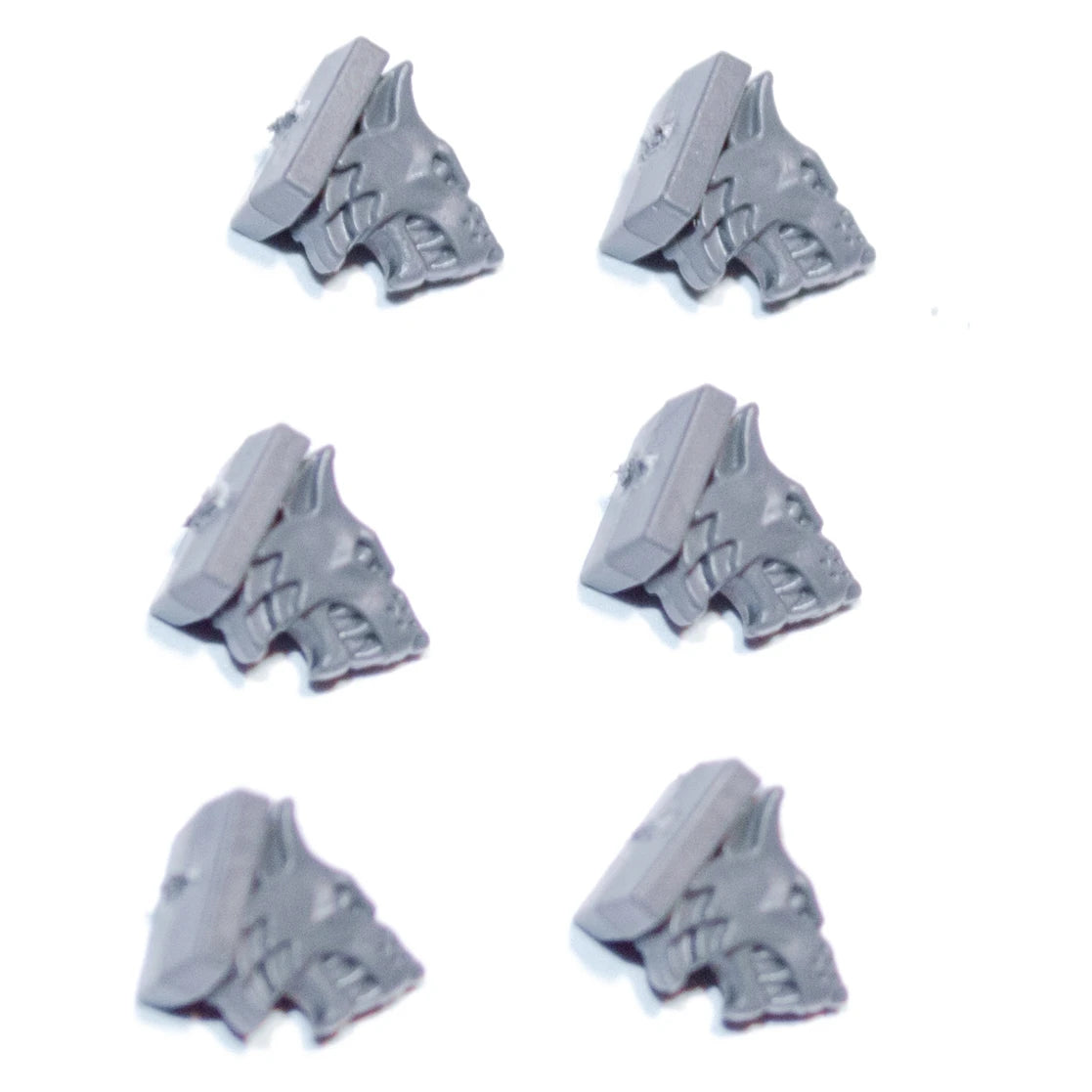 Horus Heresy Questoris Knights Knight Questoris Wolf Head Icons x 6 Bits Bitz
