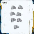 Horus Heresy Questoris Knights Knight Questoris Eagle Head Icons x 7 - Bits (Bitz)