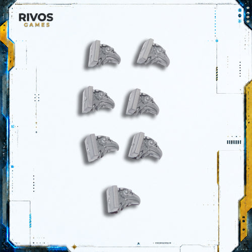 Horus Heresy Questoris Knights Knight Questoris Eagle Head Icons x 7 - Bits (Bitz)