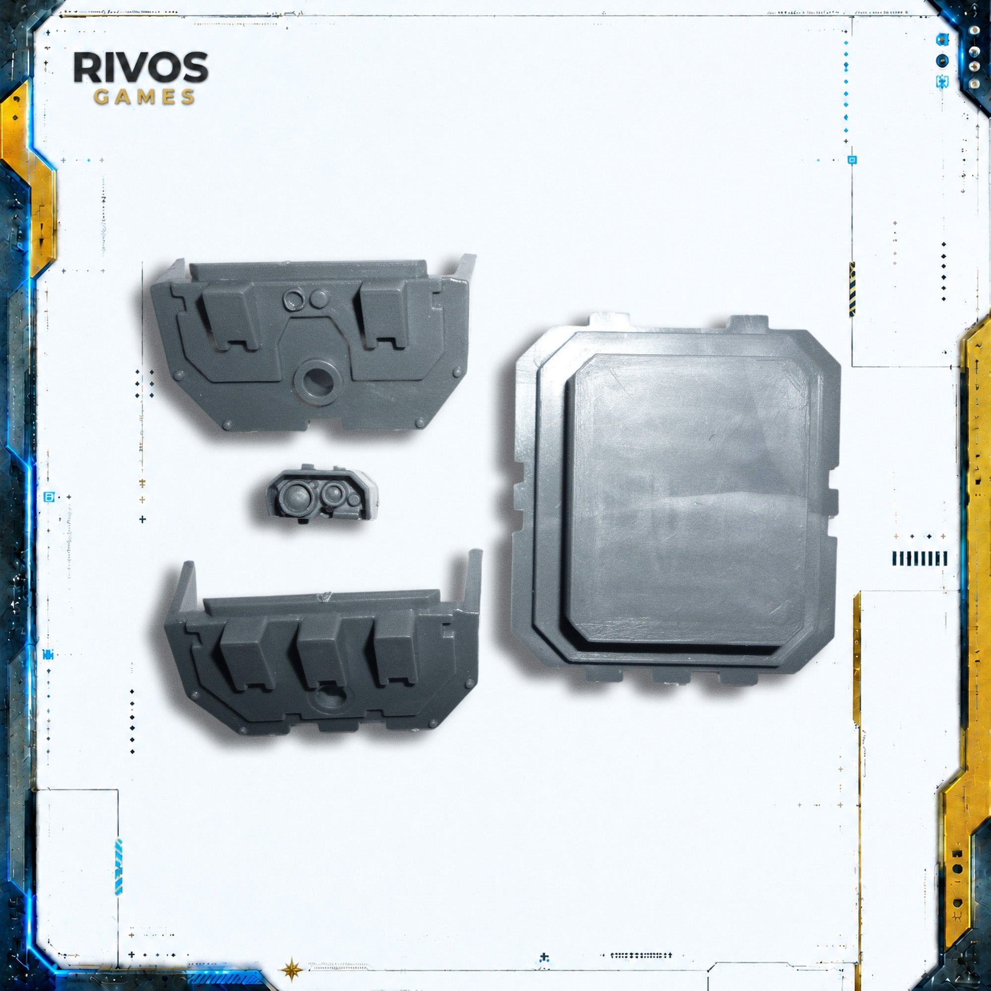 Warhammer 40K Space Marines Land Raider Crusader Sponson Assembly - Bits (Bitz)