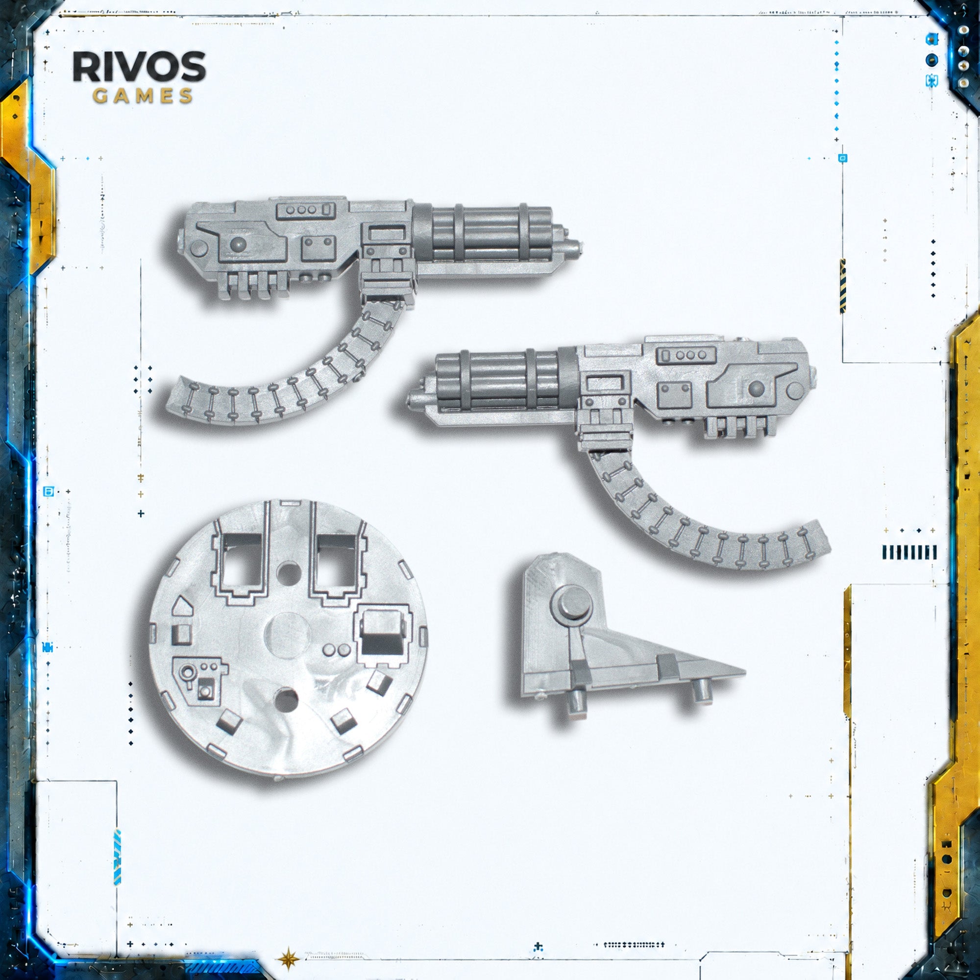 Warhammer 40K Space Marines Land Raider Crusader Assault Cannon - Bits (Bitz)