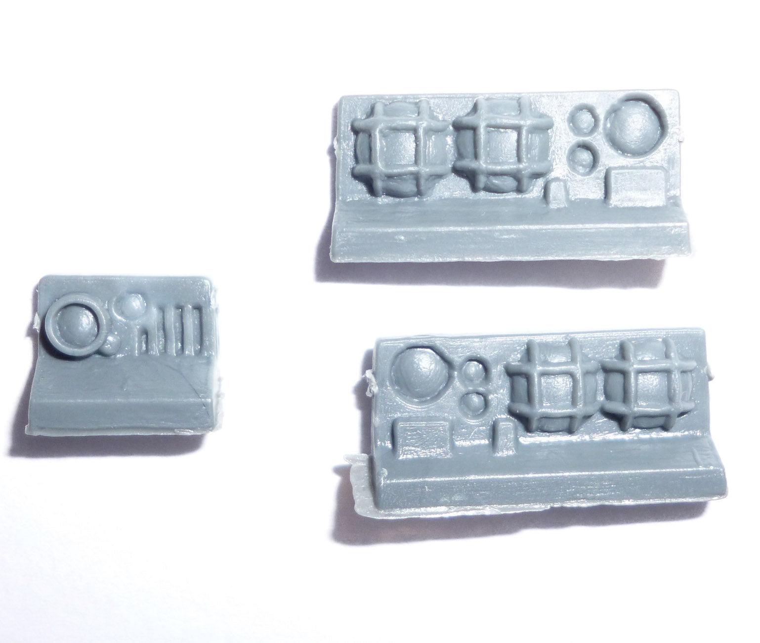 Space Marines Land Raider Crusader Front Lights x 3 - Space Marines - Kitbash Bit