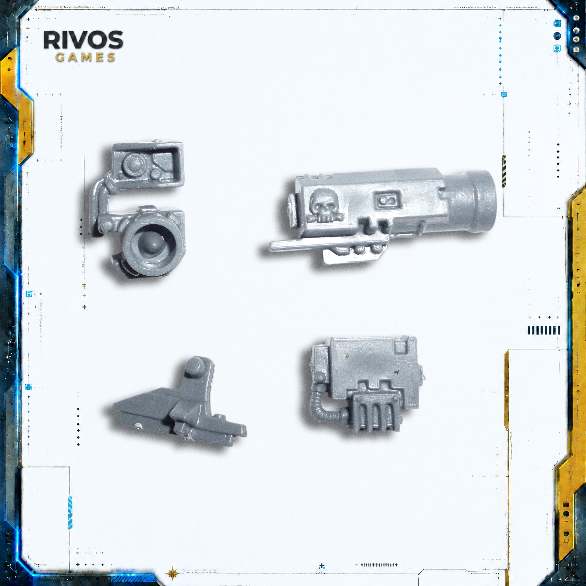 Warhammer 40K Space Marines Land Raider Crusader Hunter Killer Missile - Bits (Bitz)